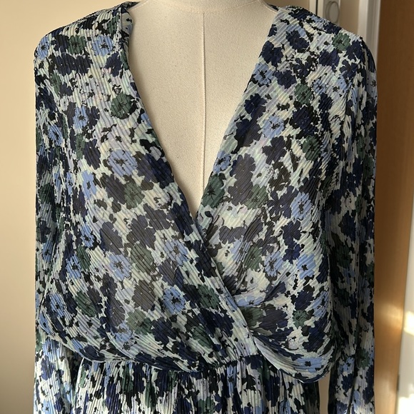 ZARA printed pleated romper size extra small - Picture 6 of 11